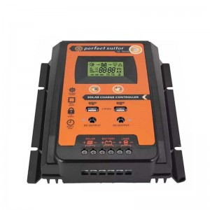 PWM 30A 12V 24VDC Solar Charge Battery Regulator Controller Solar Panel with Dual USB output LCD Display